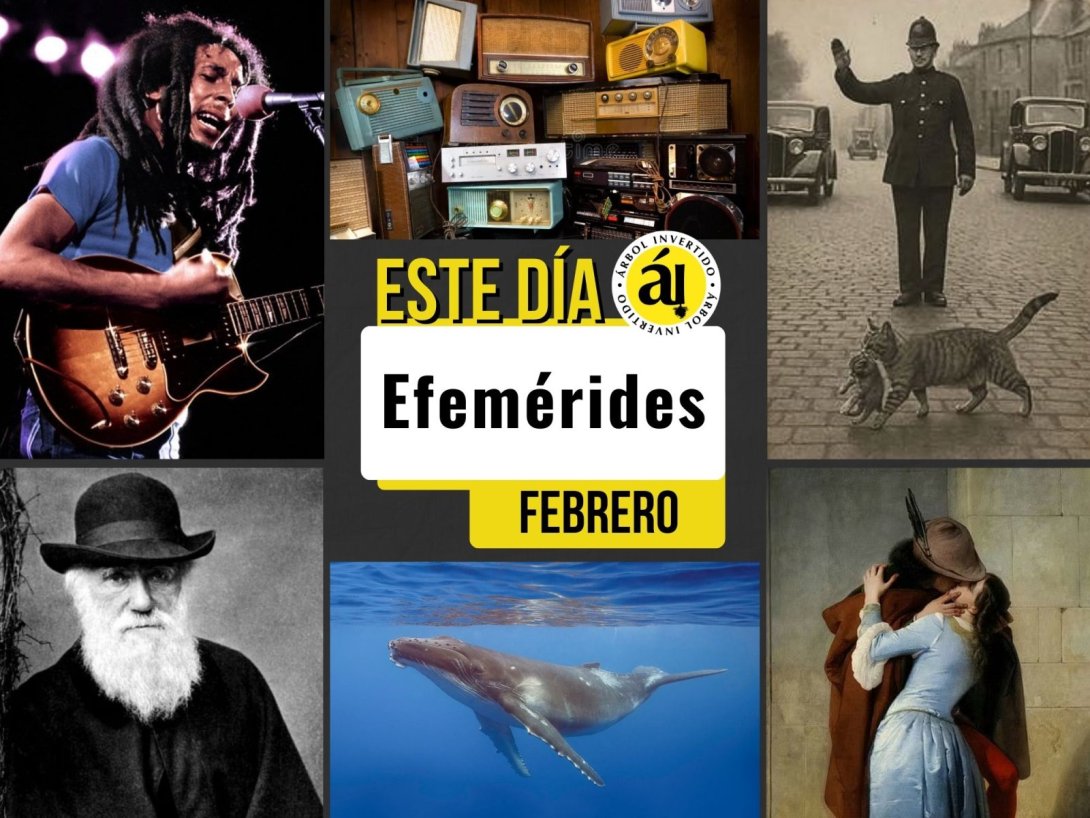 Portada. Efemérides de Febrero. Este Día en la historia y la cultura