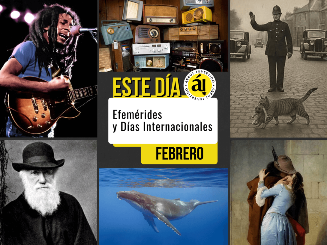 Portada. Efemérides de Febrero. Este Día en la historia y la cultura