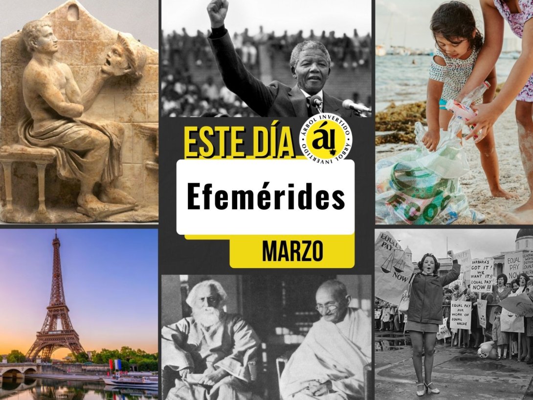 Portada de "Este Día". Efemérides de marzo