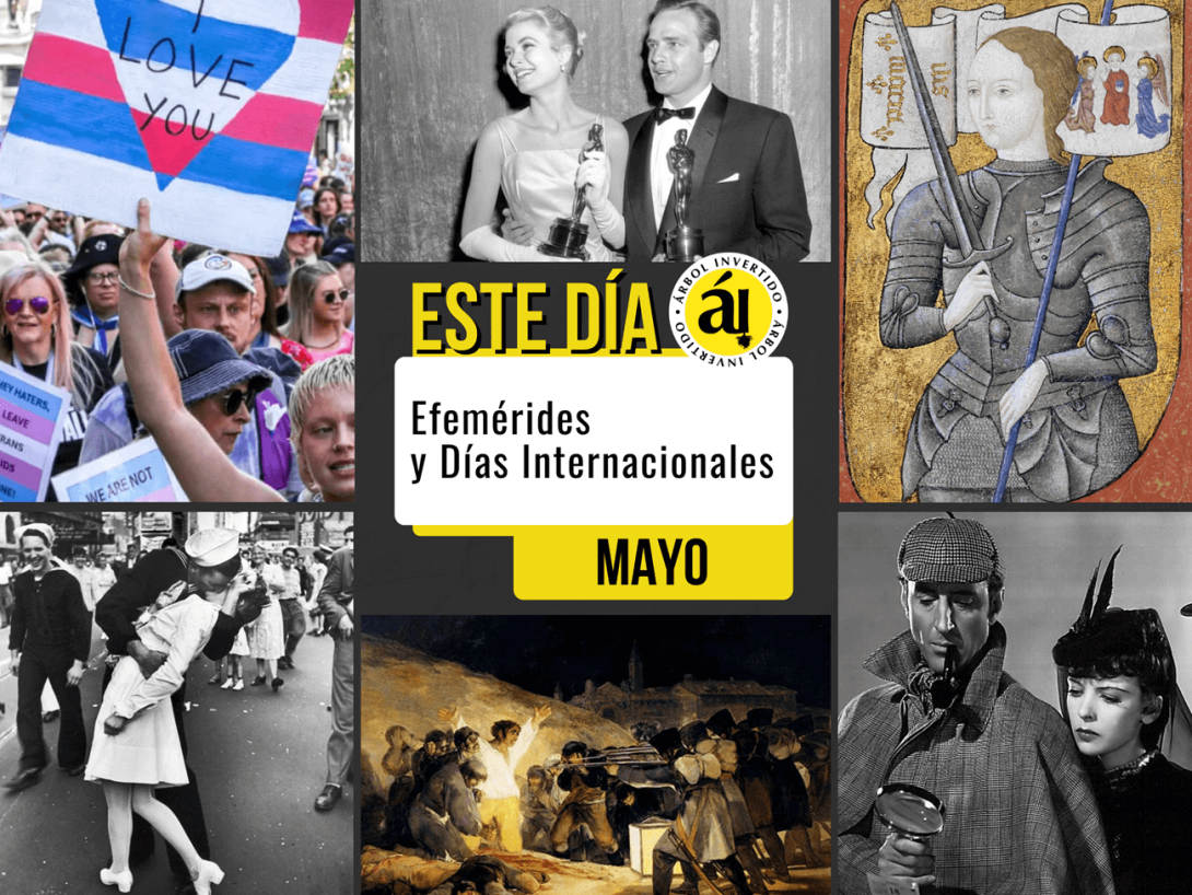 Portada. Efemérides de Mayo. Este Día en la historia