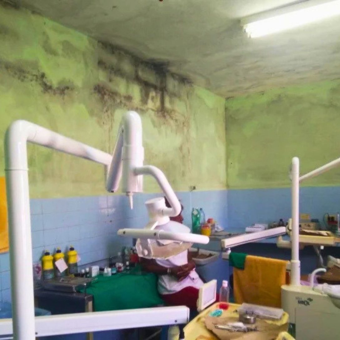 Consulta de estomatología de una clínica estatal cubana. Foto de Orlando González (2019).