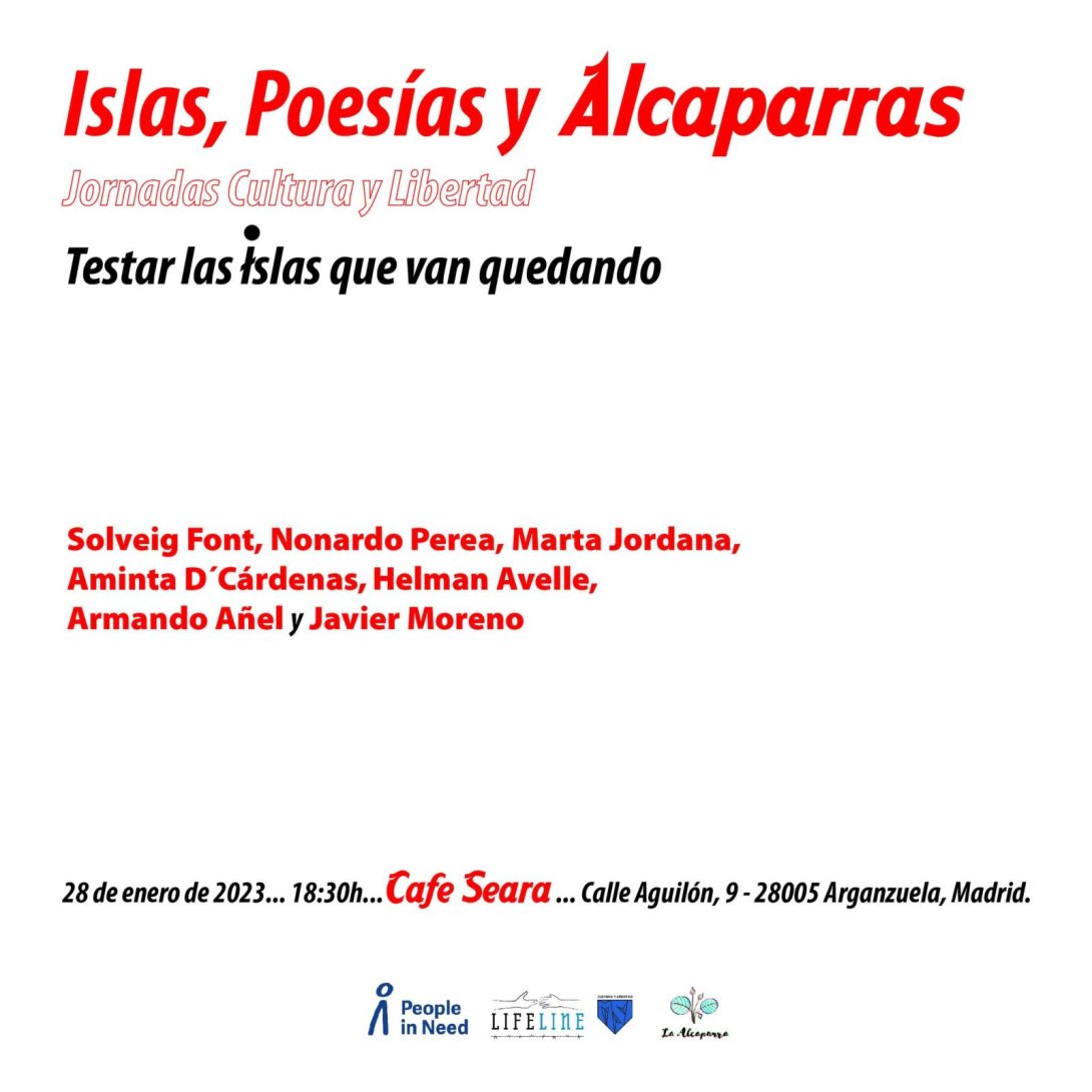 Festival “Islas, poesías y Alcaparras”.