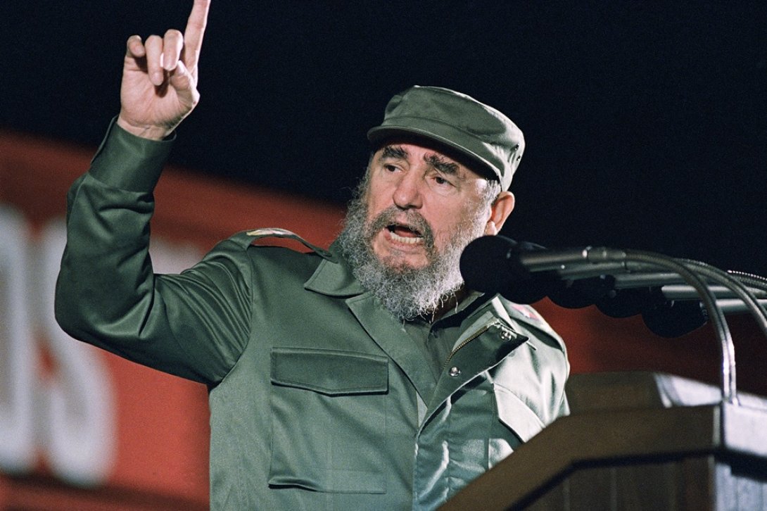 Fidel Castro en 1999. Foto: Sven Creutzmann.