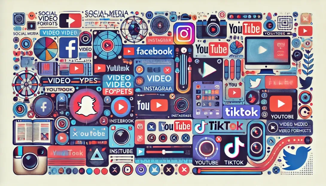 Diseño sobre los formatos de videos para las redes