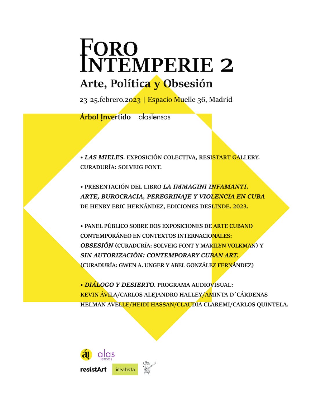 Programa del II Foro Intemperie.