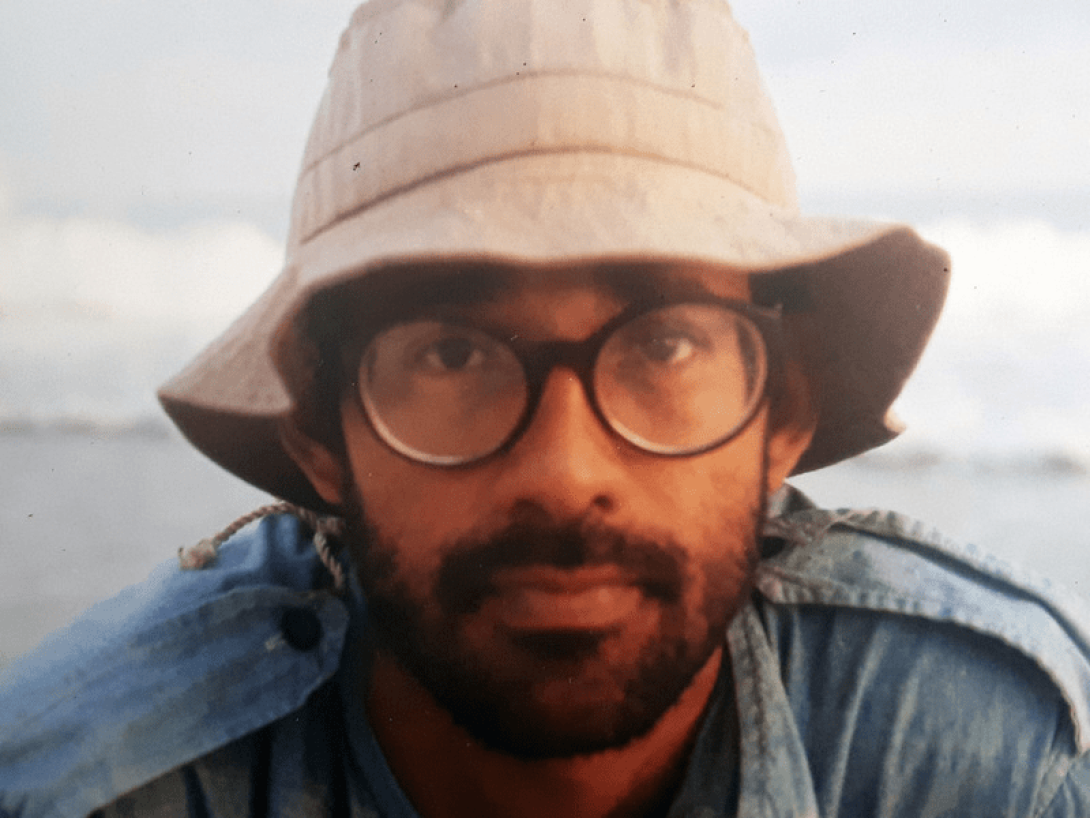 Retrato de un rostro masculino. 