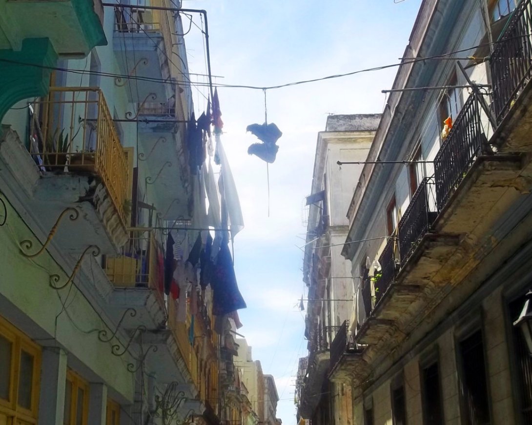 Balcones en La Habana.