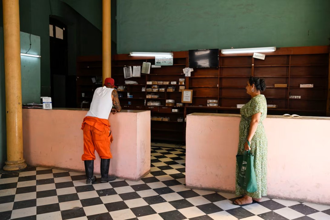 Farmacia en La Habana (24 de marzo de 2026). Foto: Reuters.