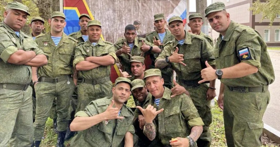 Cubanos mercenarios en la Guerra de Ucrania
