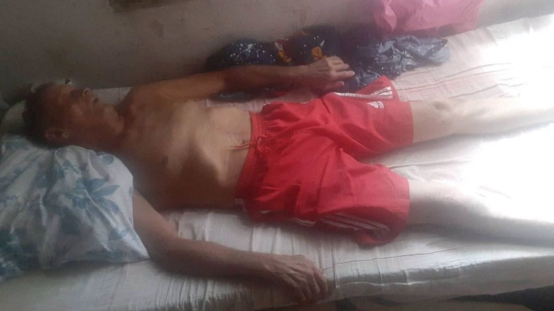 El activista cubano Guillermo del Sol en huelga de hambre, en Santa Clara, Villa Clara (2026).