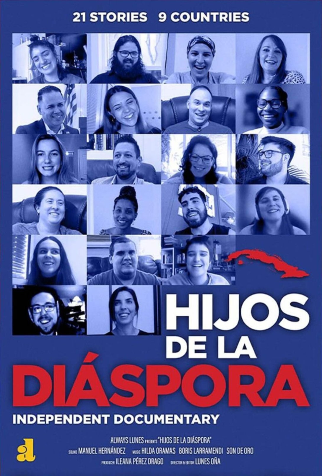Póster del documental "Hijos de la diáspora" de Lunes Oña (2025).