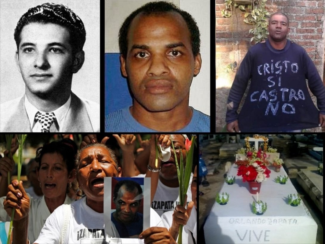 Muertos en huelgas de hambre en Cuba. Boitel, Zapata y Yosvany