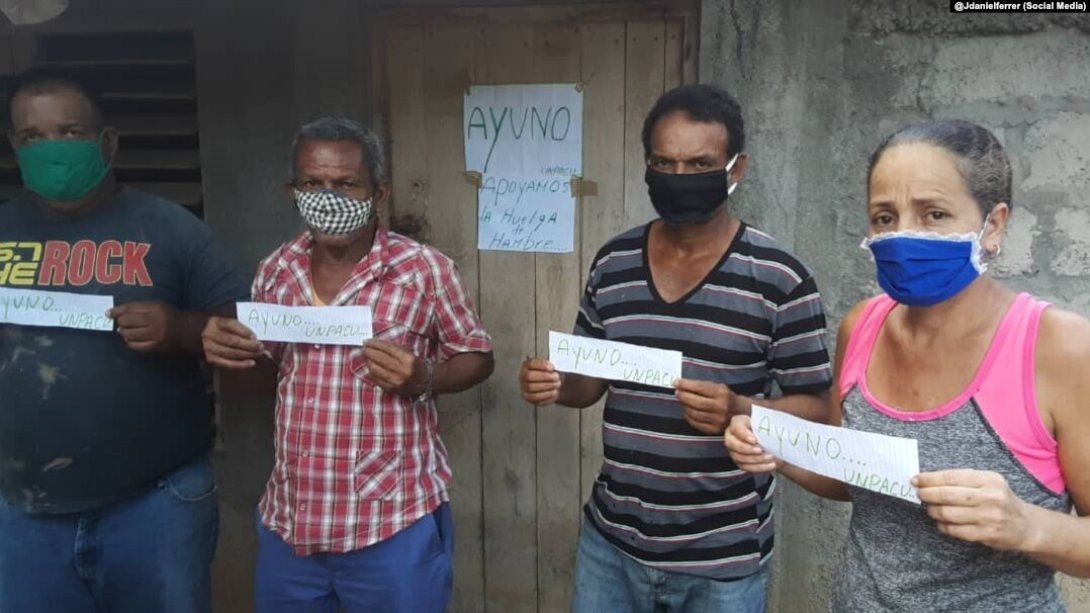 Activistas de la UNPACU en Huelga de hambre