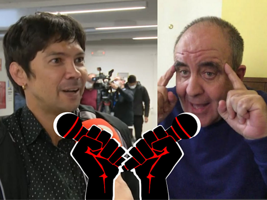 Dos cubanos entrevistados: Ignacio Giménez y Yunior García Aguilera (Humor)