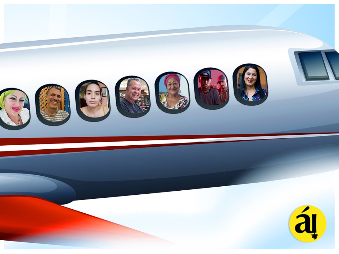 Los cubanos que emigraron en 2023.