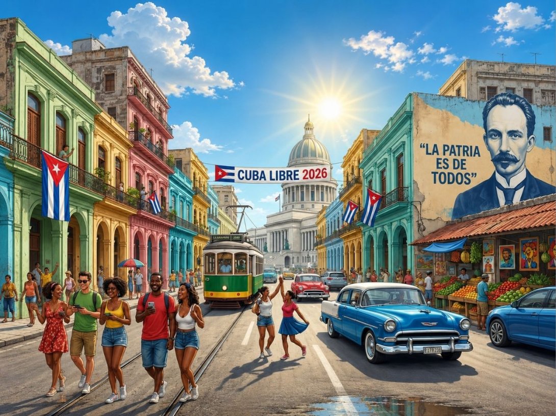Alegoría de una Cuba libre.