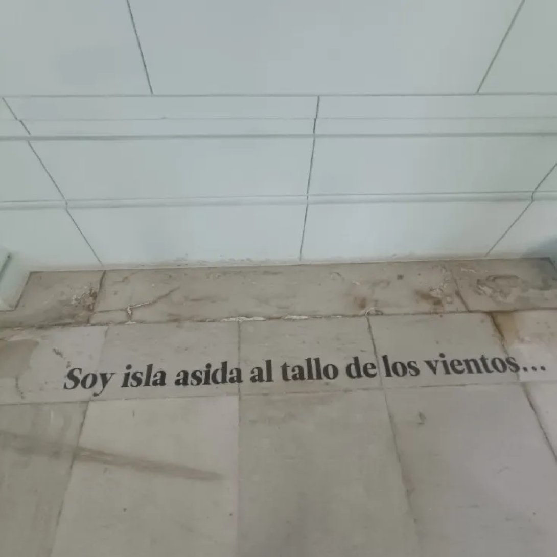 Obra de la exposición "Derrumbamientos" (2023) de José Manuel Fors.