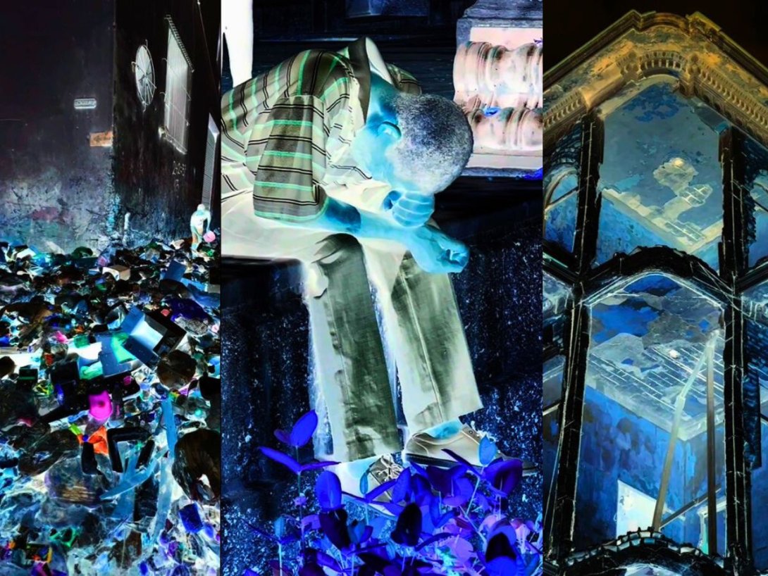 Collage de fotogramas de "Inercia" de Yailyn Morales, Primer lugar del II Premio Franz Kafka 2025 de Cine Vertical Documental.
