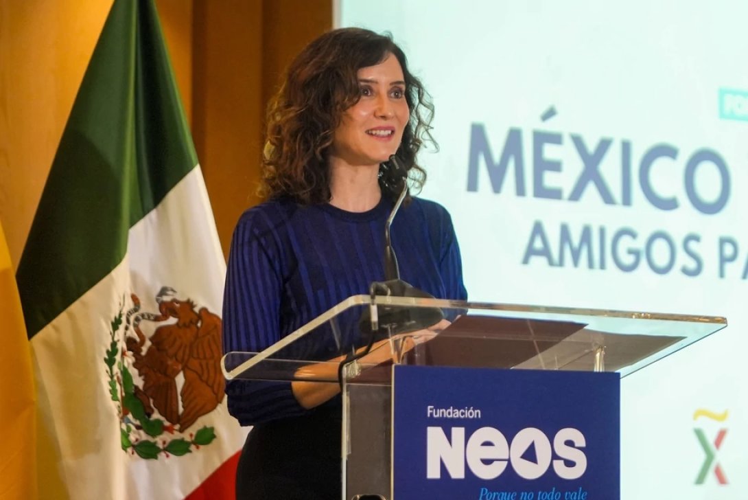 Isabel Díaz Ayuso durante un acto en Madrid.