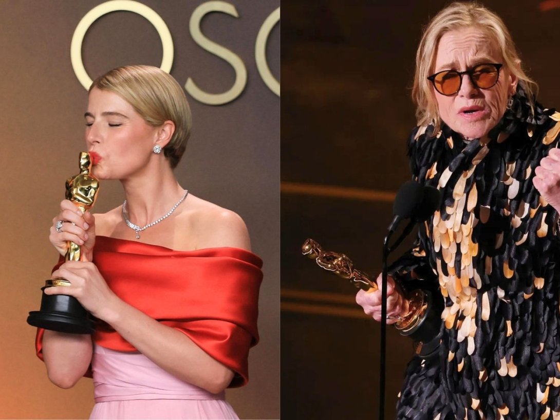 Las actrices Jessie Buckley y Amy Madigan en los 98 Premios de la Academia (Oscar). Marzo de 2026.