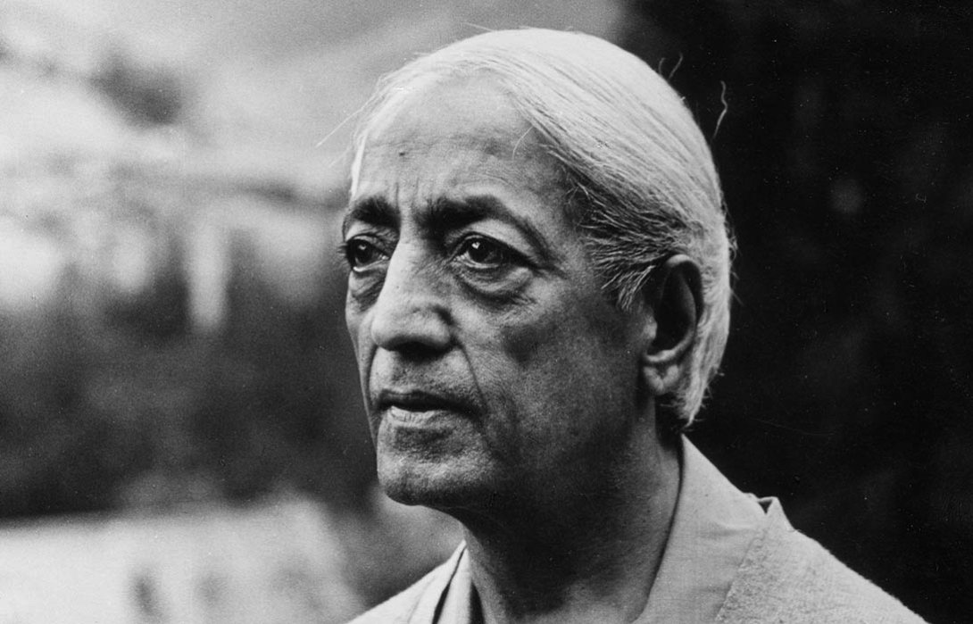 Jiddu Krishnamurti (1895-1986), filósofo y orador británico de origen indio.