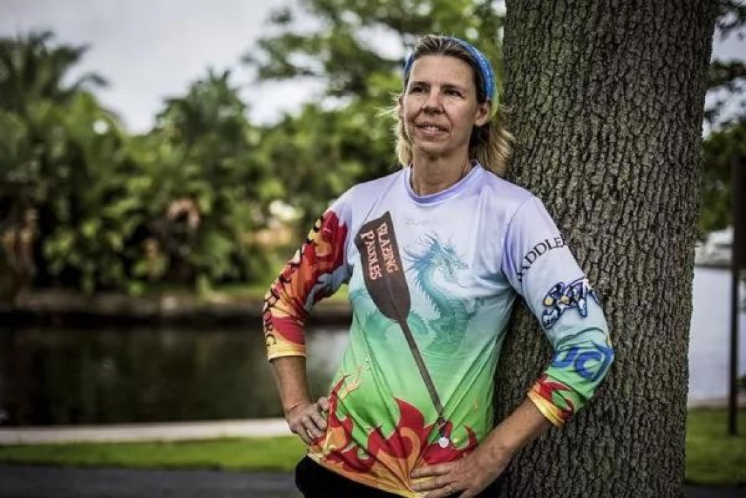 Judy Perkins, paciente que venció un cáncer de mama.