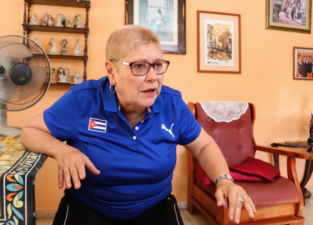 La periodista cubana Julita Ofendi.