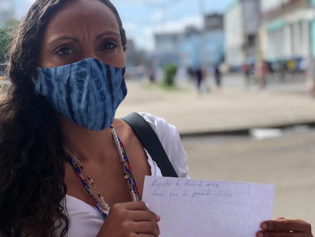 Kirenia Yalit, coordinadora de la Mesa de Diálogo de la Juventud Cubana.