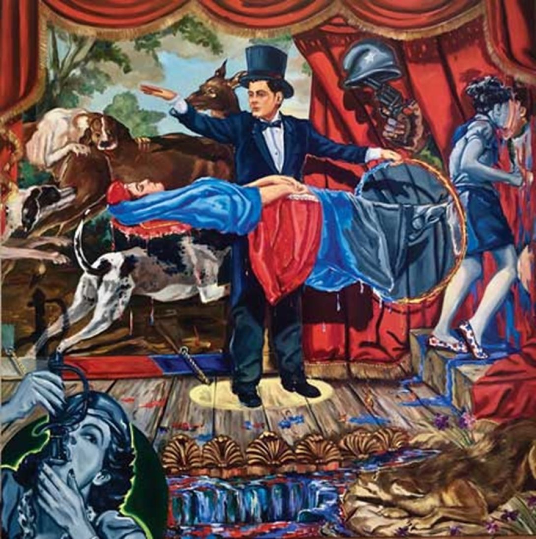 "La levitación del Arte Cubano" (2019) de Ciro Quintana.