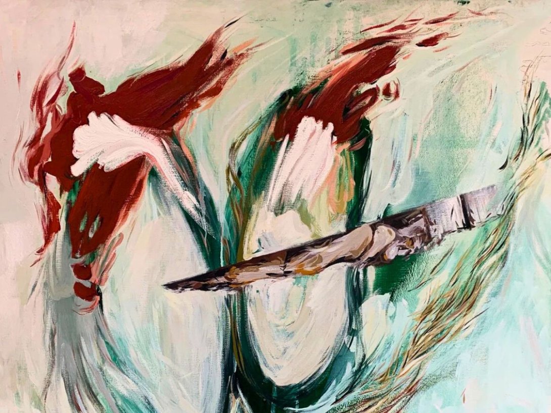 "La navaja" (2004), Antonio García Villarán, detalle.