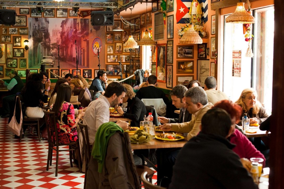 Restaurante cubano La Negra Tomasa en Madrid.
