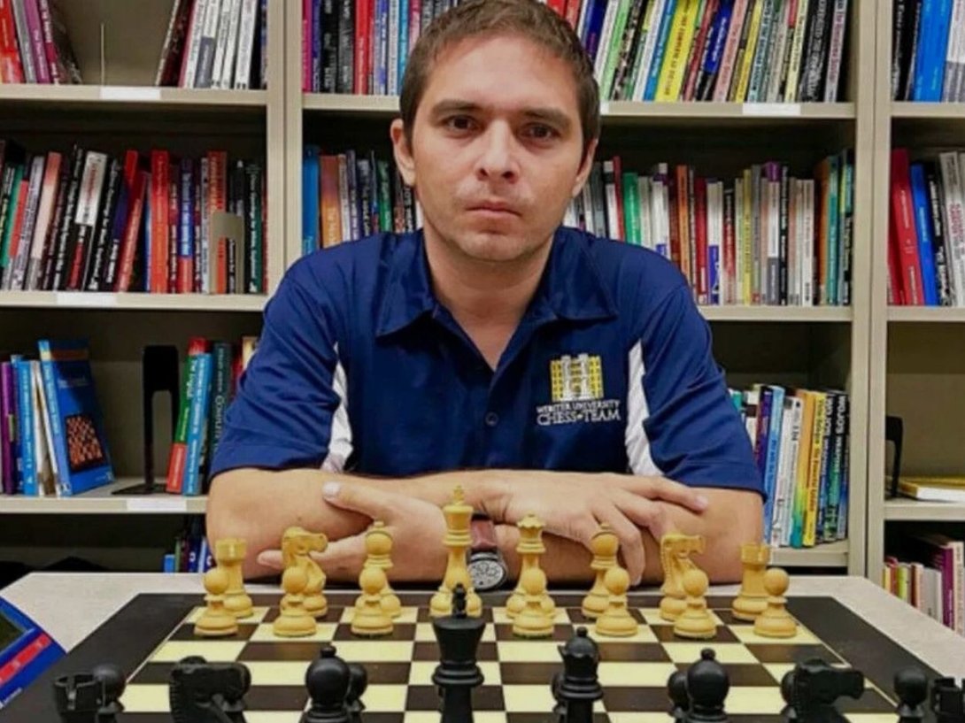 El Gran Maestro de Ajedrez cubano Lázaro Bruzón.