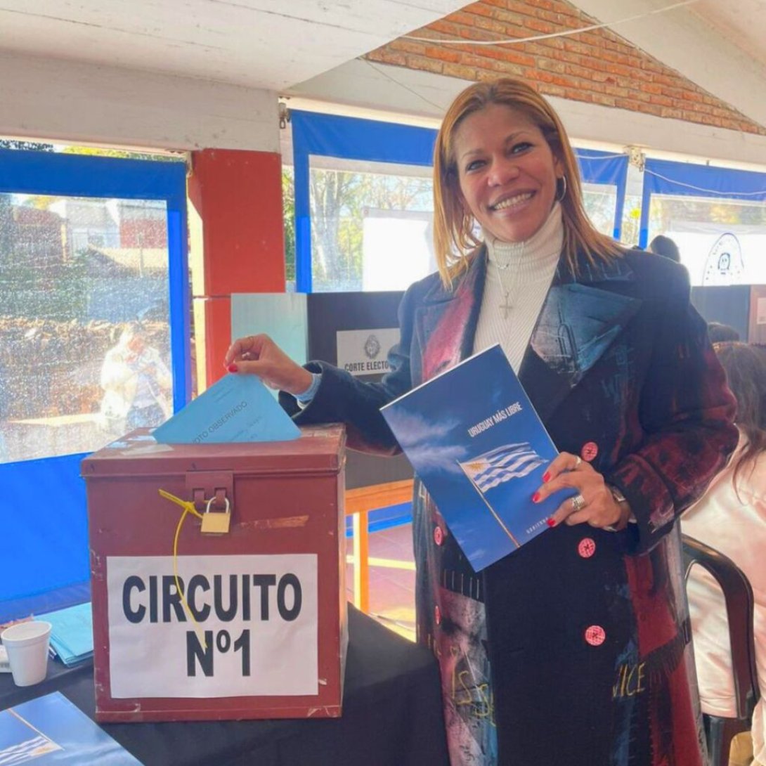 Leydis Aguilera, primera diputada cubana en el Parlamento de Uruguay.