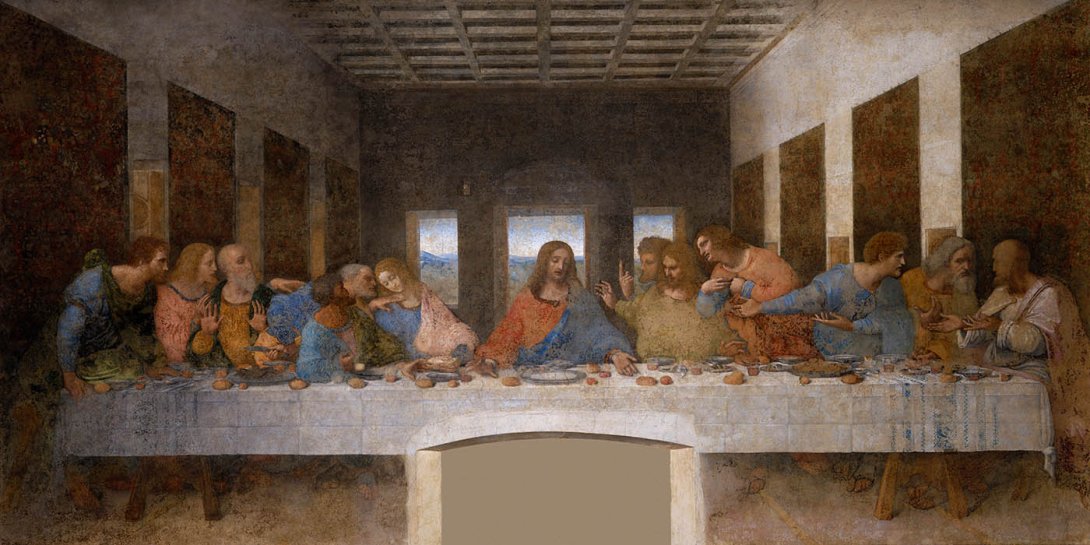 Leonardo Da Vinci: "La Última Cena" (1495-1498).
