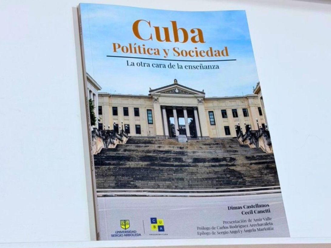 Libro "Cuba: política y sociedad. La otra cara de la enseñanza", de Dimas Castellanos y Cecil Canetti.