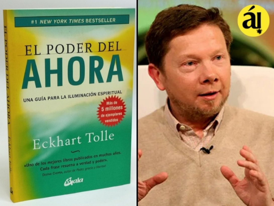 Eckhart Tolle y su libro "El poder del ahora".