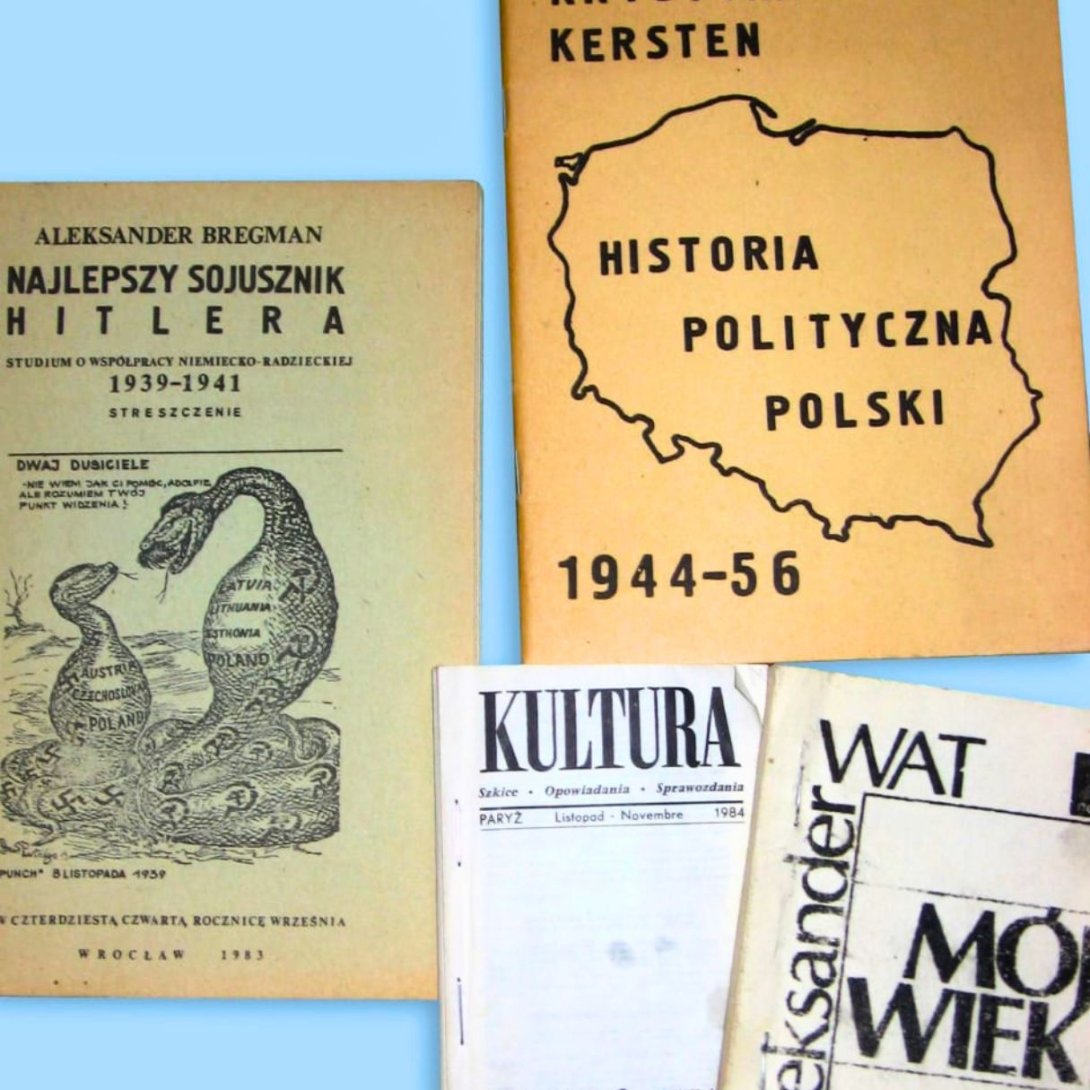 Libros de autores polacos y publicaciones periódicas prohibidas en la Unión Soviética y Europa del Este en los años 30, 40 y 50 del siglo XX.