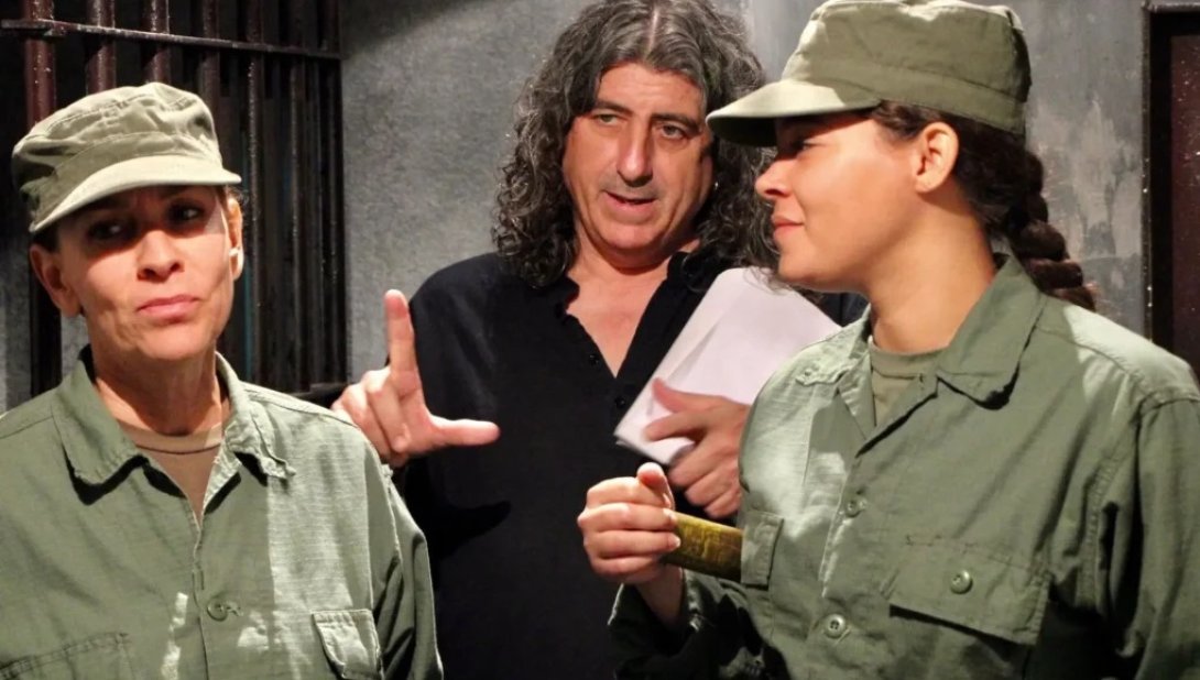 Lilo Vilaplana durante la filmación de "Plantadas".