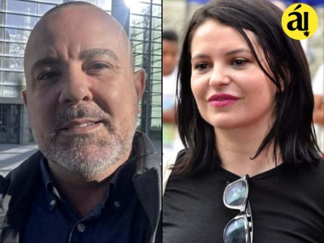 Médico cubano Lucio Enríquez y periodista española Ana Hurtado.