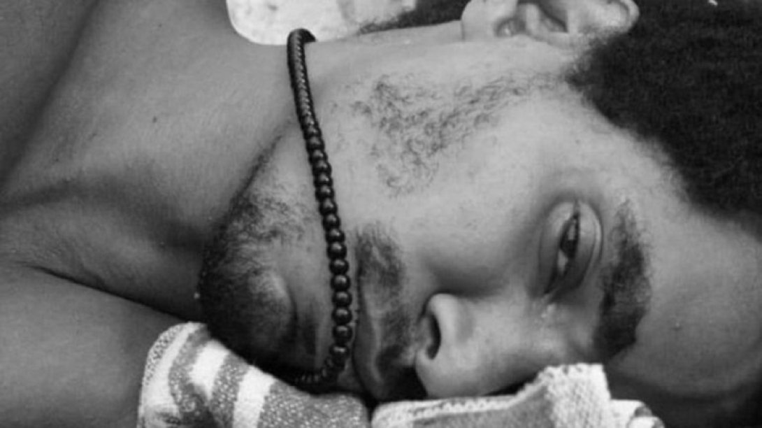 Luis Manuel en la huelga de hambre que realizó en noviembre de 2020