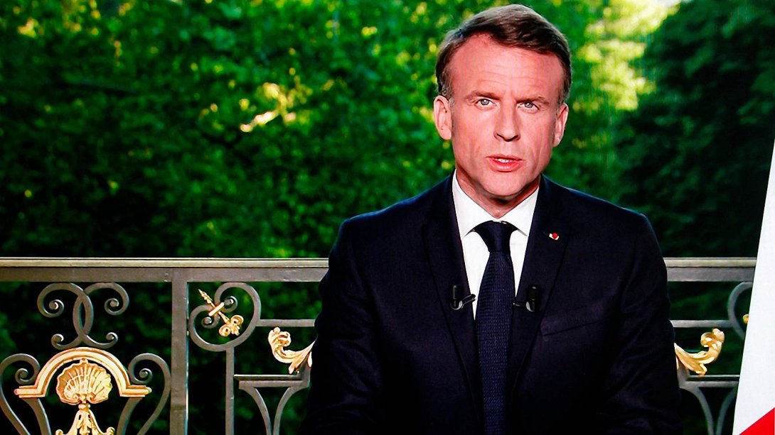 El presidente de Francia, Enmanuel Macron.