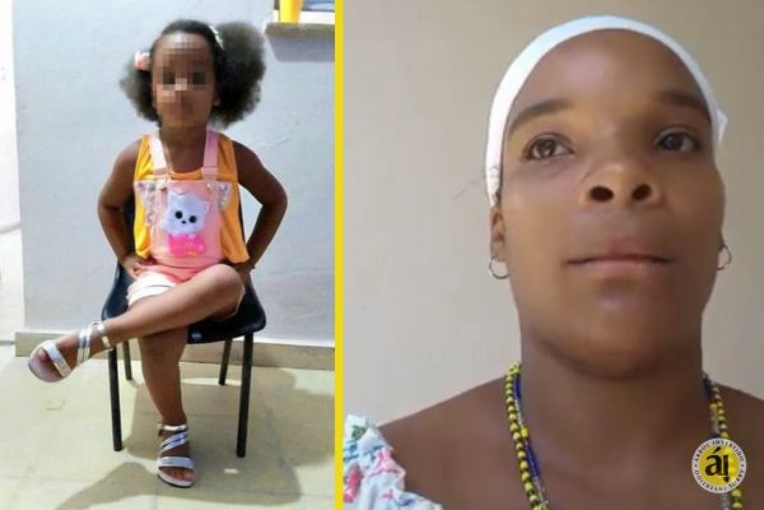 Leadi Kataleya Naranjo (izquierda) y su madre, Yunisleydis Rillos Pao (derecha). | Imagen: Collage de Árbol Invertido.