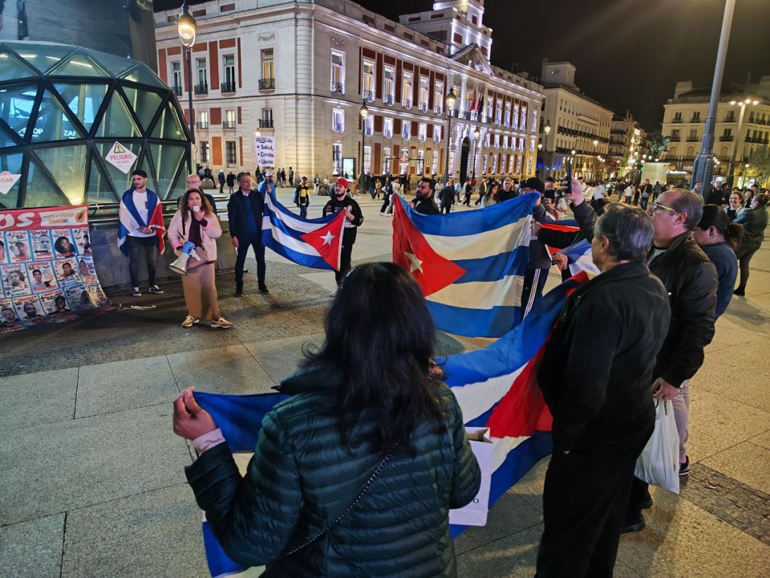 Manifestación en Madrid en apoyo al 17M.