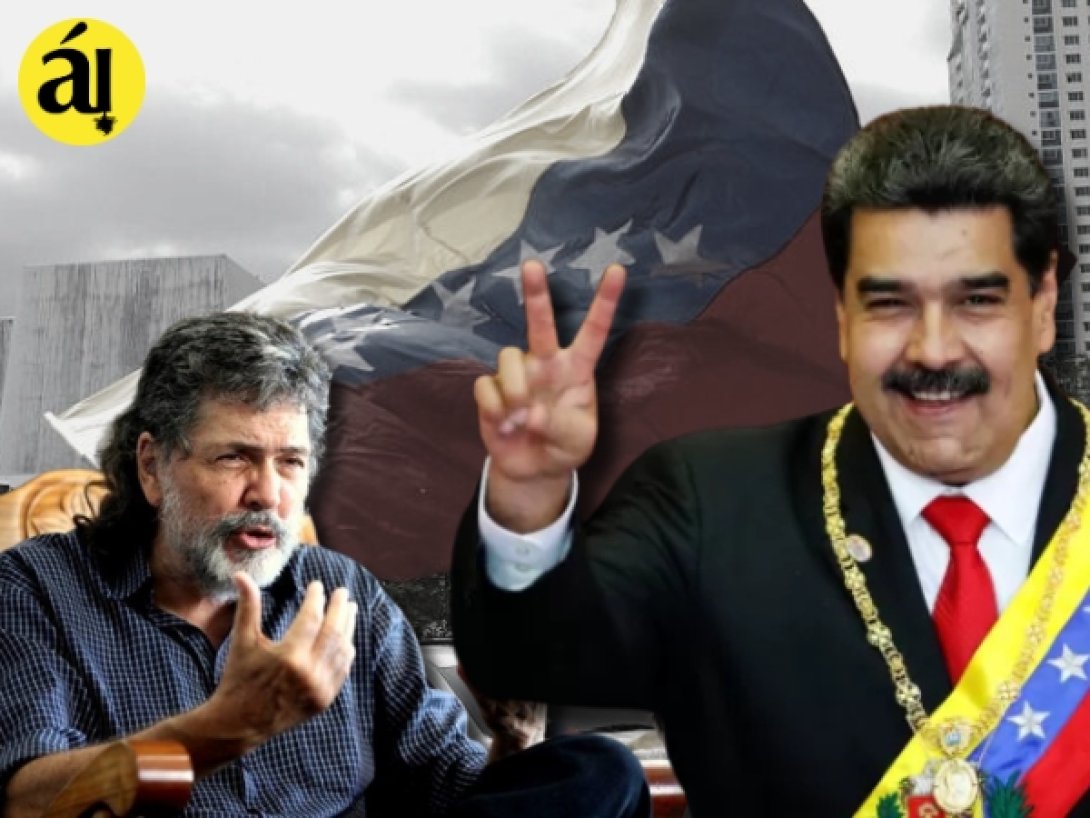 Abel Prieto y Nicolás Maduro.