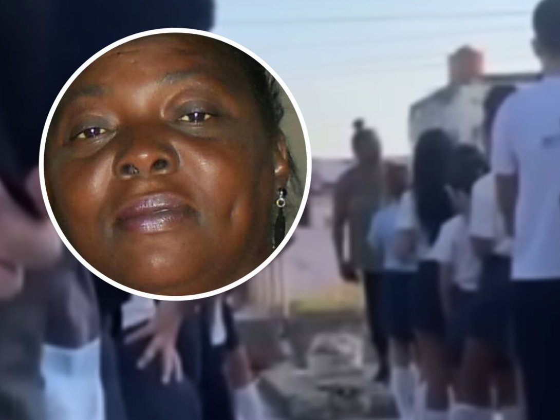 Zunilda Pol, profesora que amenazó a estudiantes de Morón (Cuba) tras la rebelión popular del 13 de marzo de 2026.