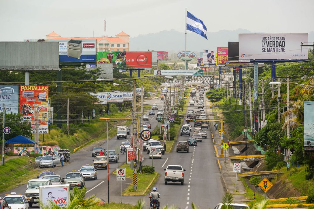 Calles de Managua, Nicaragua.