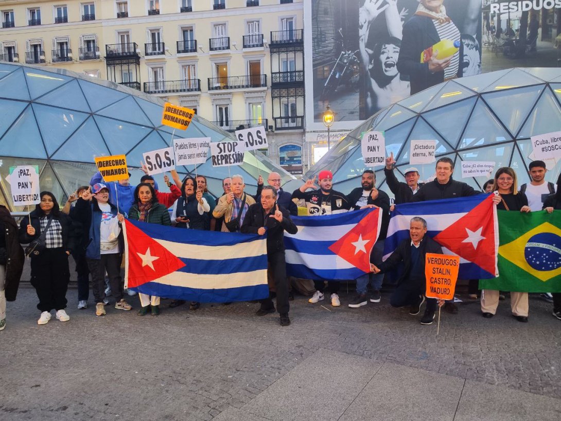 Manifestación en Madrid en apoyo al 17M.