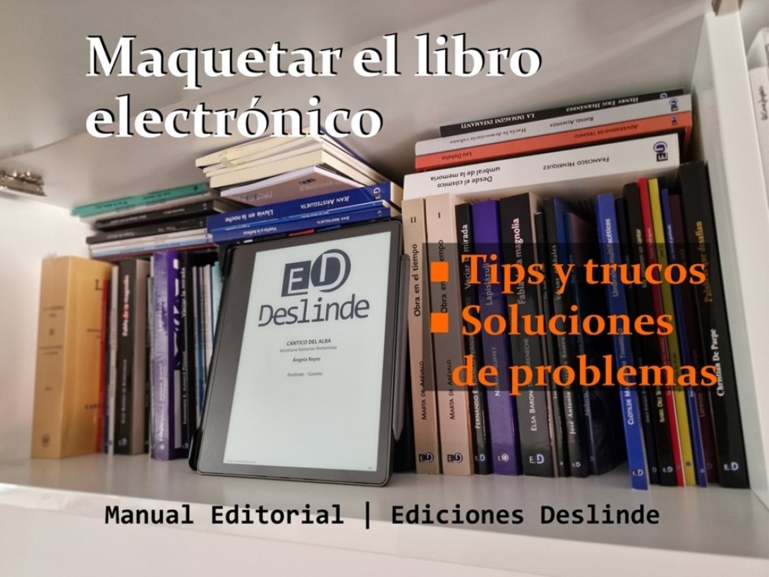Mnual editorial pauta ediciones deslinde libros ebook tics trucos maquetar