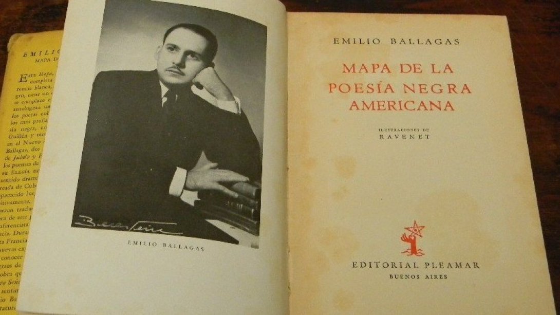 Libro "Mapa de la poesía negra americana", de Emilio Ballagas