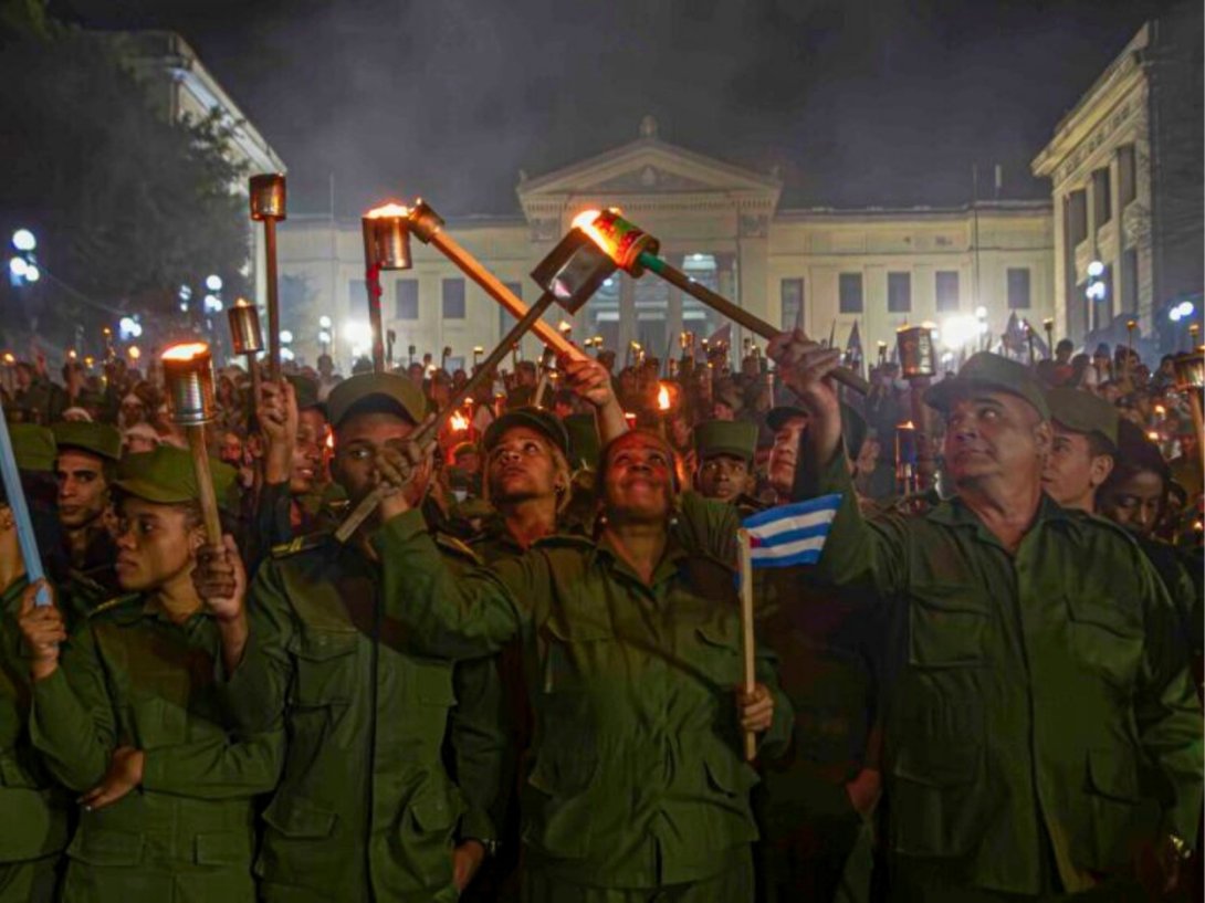 Marcha de las Antorchas. La Habana, Cuba.
